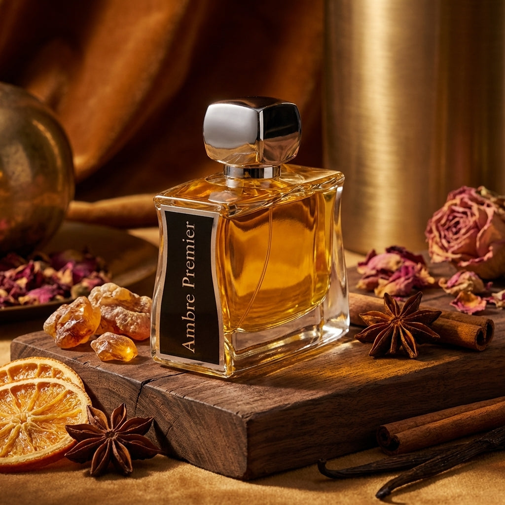 Atmospheric scene of Ambre Premier by Jovoy
