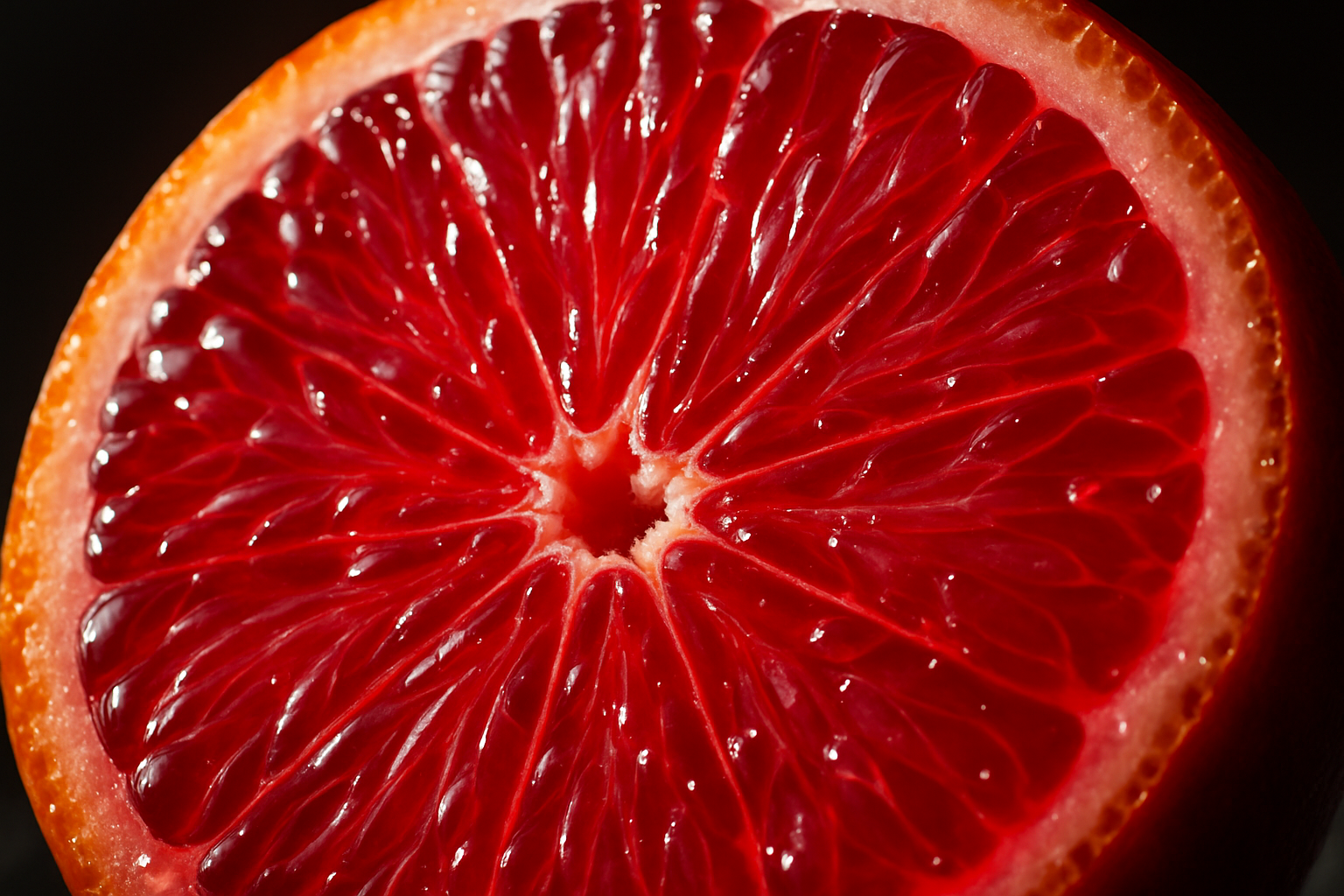 man sollte das Fruchtfleisch sehen